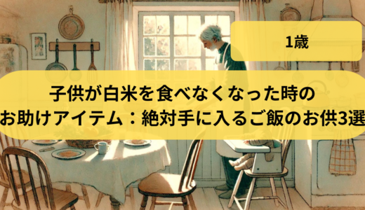 子供が白米を食べなくなった時のお助けアイテム：絶対手に入るご飯のお供3選